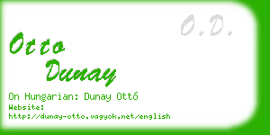 otto dunay business card